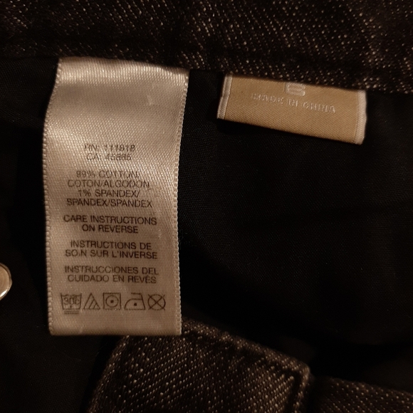 ❌SOLD❌MICHAEL KORS Striated Bootcut Jeans Zip Fly Flap Pocket MK Designer - Picture 12 of 16